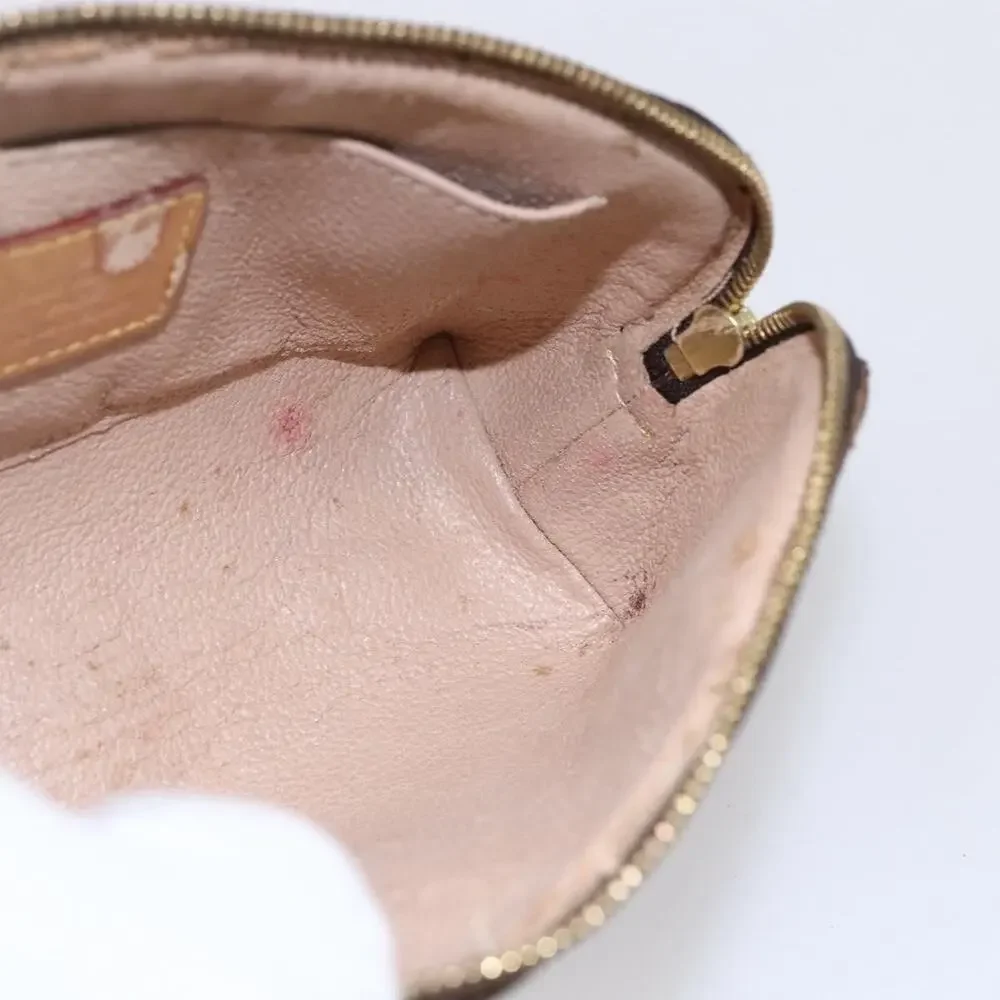 Louis Vuitton Monogram Pochette Cosmetic PM Pouch Brown